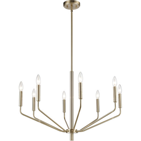 Laurell 8 Light 30 inch Modern Gold Chandelier Ceiling Light